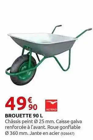 Rural Master Brouette 90l offre