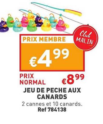 Trafic Jeu De Pêche Aux Canards offre