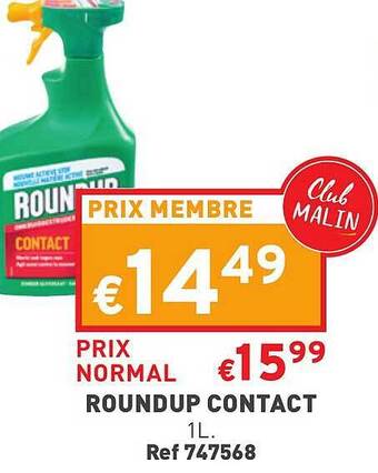 Trafic Roundup Contact offre