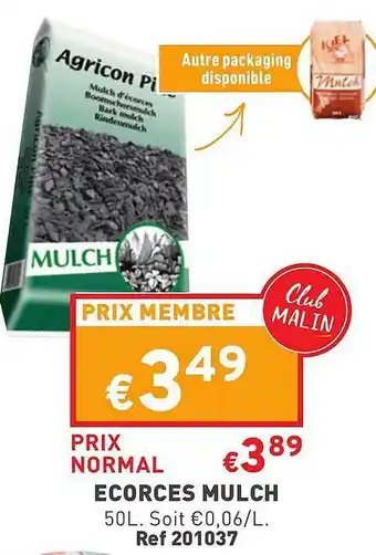 Trafic écorces Mulch offre