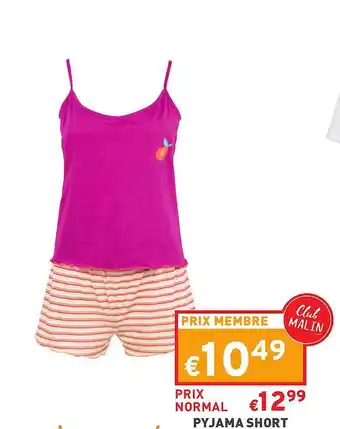 Trafic Pyjama Short offre