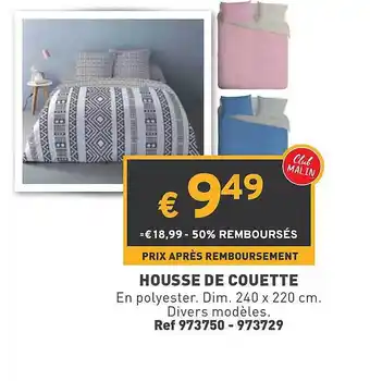 Trafic Housse De Couette offre