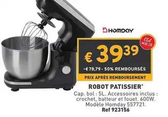 Robot Pâtissier Homday