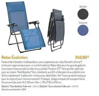 Relax évolution