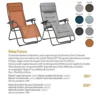 Botanic Relax Futura offre