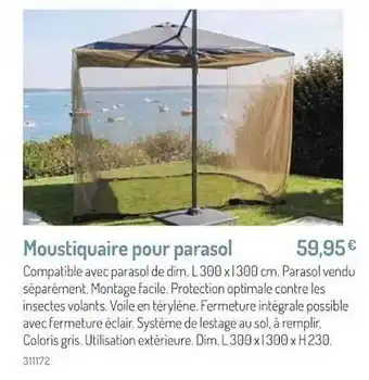 Botanic Moustiquaire Pour Parasol offre