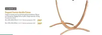 Support Hamac Double Canoa La Siesta