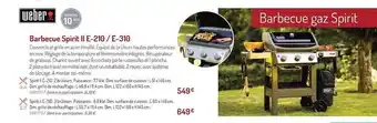 Botanic Barbecue Spirit II E-210 - E-310 Weber offre