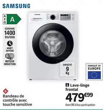 Conforama Lave-linge Frontal Samsung offre