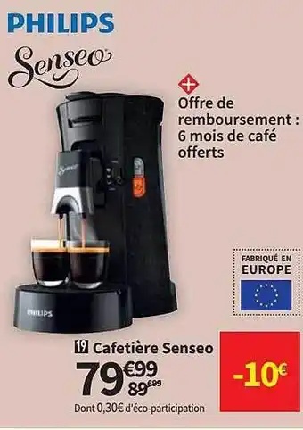 Conforama Cafetière Senseo Philips offre