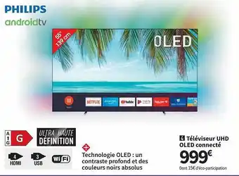 Conforama Téléviseur Uhd Oled Connecté Philips offre