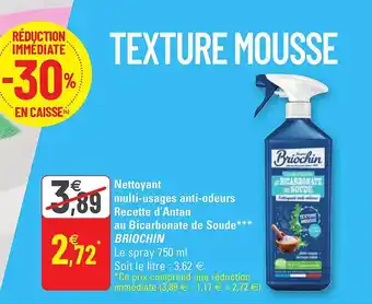 G20 Nettoyant Multi-usages Anti-odeurs Recette D'antan Au Bicarbonate De Soude Briochin offre
