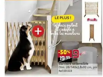 Gifi Barrière Extensible offre