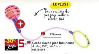 Gifi Corde Cloche Pied Lumineuse offre