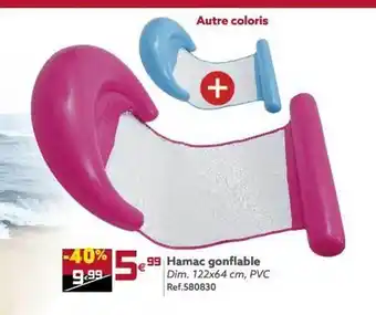 Gifi Hamac Gonflable offre