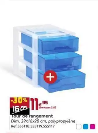 Gifi Tour De Rangement offre