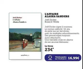 L'affaire Alaska Sanders - Joël Dicker