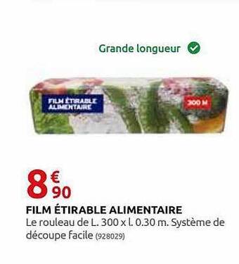 Rural Master Film étirable Alimentaire offre