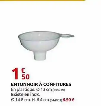 Entonnoir Ă Confitures