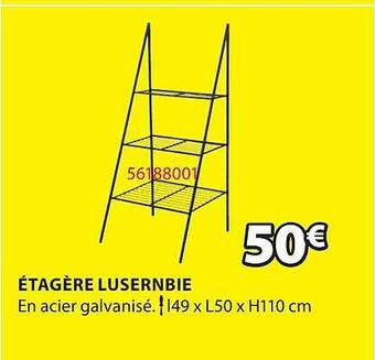 JYSK étagère Lusernbie offre