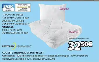 JYSK Couette Thermique Storfjellet offre