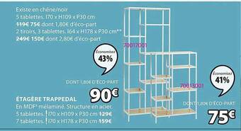 JYSK étagère Trappedal offre