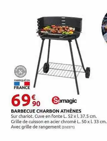 Barbecue Charbon Athènes Somagic