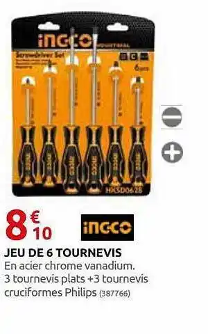 Rural Master Jeu De 6 Tournevis Inc-co offre