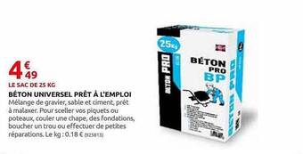 Rural Master Béton Universel Prêt à L'emploi offre