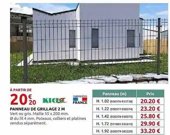 Rural Master Panneau De Grillage 2 M Kidoz offre