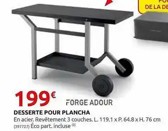 Rural Master Desserte Pour Plancha offre