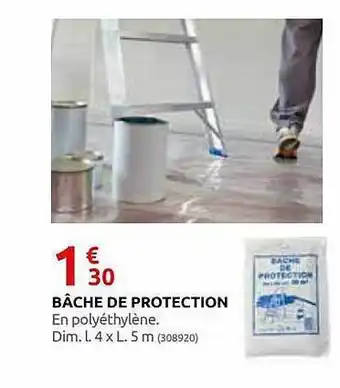Rural Master Bâche De Protection offre