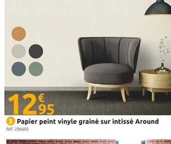 Mr Bricolage Papier Peint Vinyle Grainé Sur Intissé Around offre