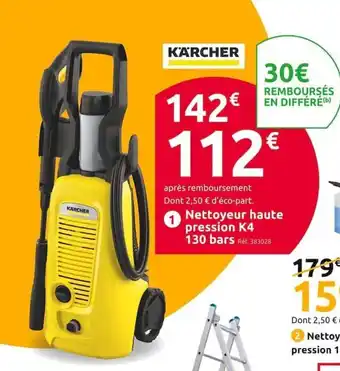 Mr Bricolage Nettoyeur Haute Pression K4 130bars offre