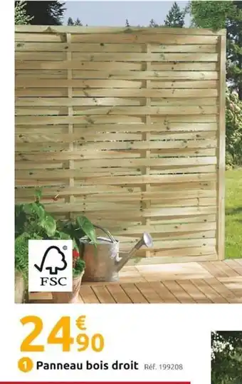 Mr Bricolage Panneau Bois Droit offre