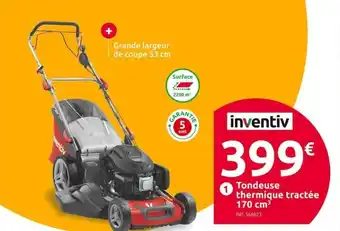 Mr Bricolage Tondeuse Thermique Tranchée 170cm offre
