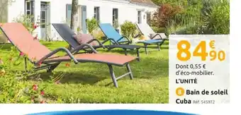 Mr Bricolage Bain de Soleil Cuba offre