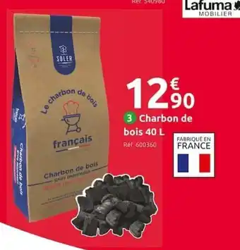 Mr Bricolage Charbon de Bois 40L offre