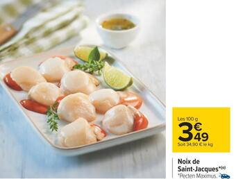 Carrefour Noix de saint-jacques offre