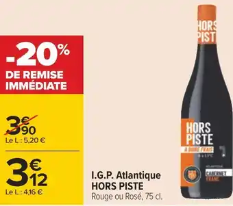 Carrefour Hors piste i.g.p. atlantique offre