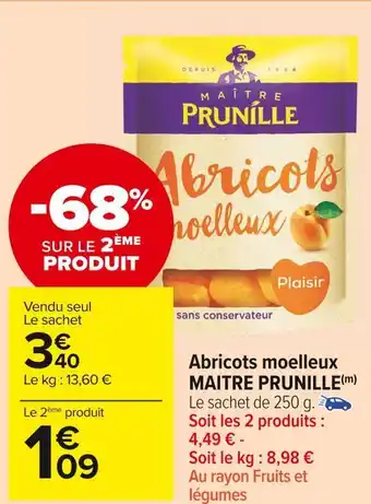 Carrefour Market Abricots moelleux offre