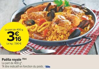 Carrefour Market Paëlla royale offre