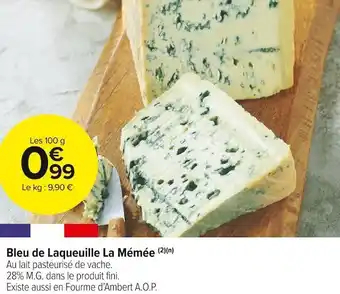 Carrefour Market La mémée bleu de laqueuille offre