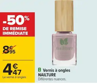 Carrefour Nailture vernis à ongles offre