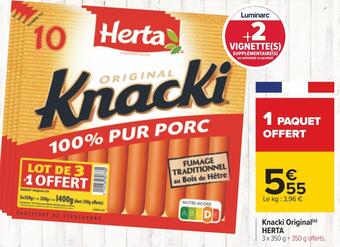 Herta knacki original