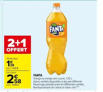 Carrefour Market Fanta offre