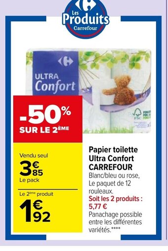 Carrefour Market Carrefour Papier Toilette Ultra Confort offre