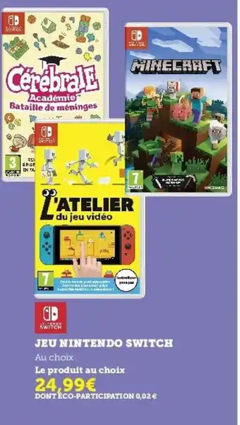 Hyper U Jeu Nintendo Switch offre