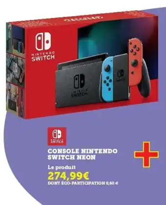 Hyper U Console Nintendo Switch Neon offre