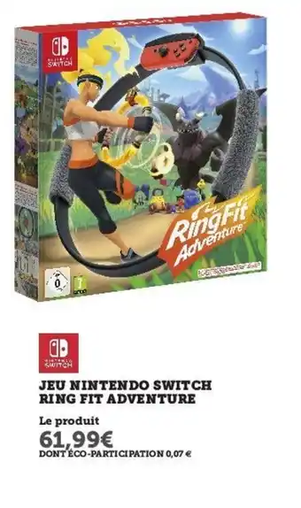 Jeu Nintendo Switch Ring Fit Adventure